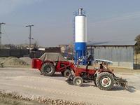 Dosificadora de concreto y máquina de hacer bloques, Pakistán