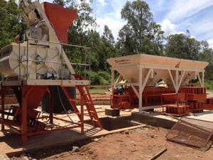 Máquina para fabricar ladrillos, Ruanda